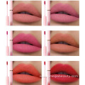 6 Colors Pink Lipstick Gold Liquid Lipstick set